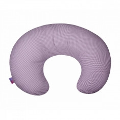 Husa perna de alaptat Womar Zaffiro Comfort Grid 140cm Purple foto