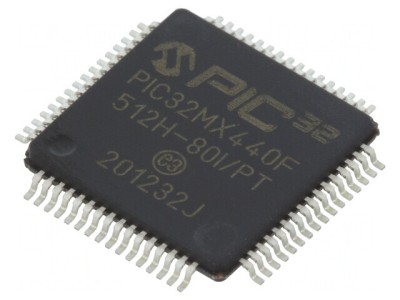 Microcontroler PIC32 TQFP64 512kB 8MHz 2.3-3.6V SMD foto