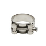 Colier de forta din inox 304SS cu surub pentru furtun 48-51 mm