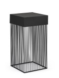 Cumpara ieftin Masuta otel negru Yasline 30x30x60 cm