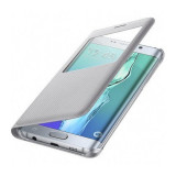 Husa Piele S-View Samsung F-CG928PSE Silver Original
