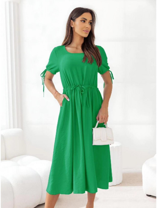 Rochie Dama Snur la Maneca Verde