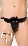 Chiloti Fantezie String Taur, Negru, S/L, Softline
