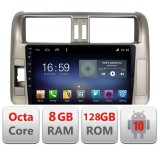 Navigatie Android Toyota Prado J150 2009-2013, 8GB RAM, 128GB, 4G