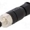 Conector M8, 3 pini, clasa etanseitate IP67, CONEC - SAL-8-RSC3-S5,5
