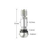 Valva roata tubeless aluminiu compatibila senzor TPMS