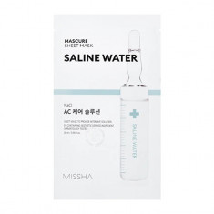 Masca pentru ten cu apa salina pentru calmare Missha Mascure Sheet Mask Saline Water, 28ml