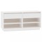 Pantofar, alb, 110x34x52 cm, lemn masiv de pin