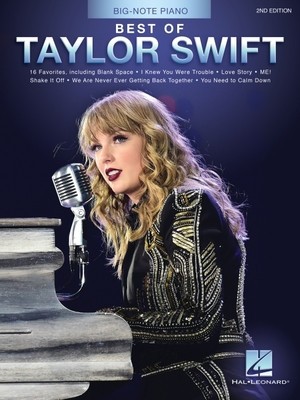 Best of Taylor Swift - 2nd Edition: Big-Note Piano Easy Songbook with Lyrics foto