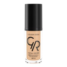 Fond de Ten Total Cover 2 in 1 SPF 15 Golden Rose 30 ml, nuanta 11 Nude