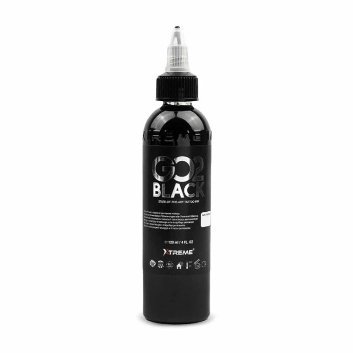 Tus Negru Tatuaj GO2 Black Xtreme - GO2 - 120ml