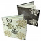 Carcasa 4 CD DVD model Black &amp; White, design floral