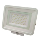 50W Proiector led cu senzor corp alb IP65