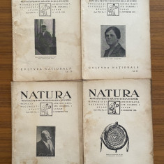 Revista Natura anul XVII 1928 - 10 numere an complet