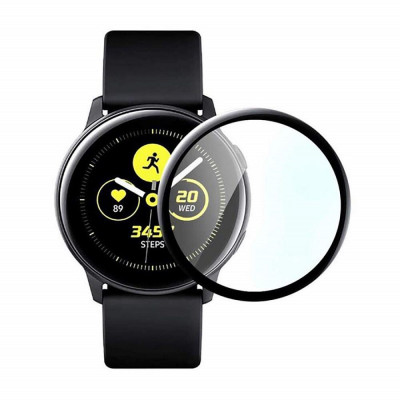 Folie Sticla Samsung Galaxy Watch Active2 44mm Bestsuit Flexible Hybrid Negru foto