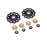 Role schimbator ghidare si tensionare 11z, din aluminiu, 2 bucati Cod:AWR0114
