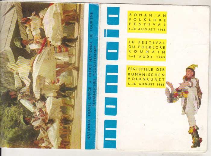 bnk div Pliant Festivalul folcloric Mamaia 1965