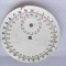 B40-Cadran cronometru vechi metal cu portelan.