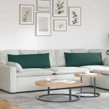vidaXL Perne pentru canapea 2 pcs Verde &icirc;nchis 120 x 40 cm țesătură 42013787