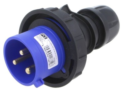 Conector alimentare AC mufă tată 32A 250V PCE Shark IEC 60309 IP67 foto
