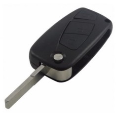 Carcasa cheie 3 butoane Topautochei&reg; pentru Fiat Punto Ducato Stilo Panda Idea Doblo Bravo ( spatele cheii este dintr-o bucata )