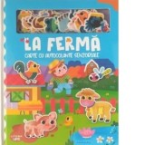 La ferma. Carte cu autocolante senzoriale