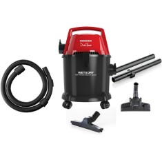 Aspirator multifunctional Heinner DuoClean HVC-MWD1400P-BK, Aspirare uscata si umeda, 1400 W, Capacitate praf 3l, Capacitate apa 15l, Functie suflare,