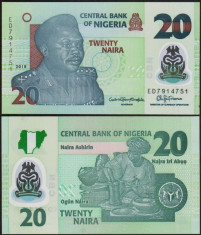 = NIGERIA - 20 NAIRA - 2018 ? POLYMER - UNC = foto