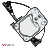 Mecanism ridicare geam Skoda Fabia 2 Fata Stanga 2007-2010, cu panou, fara motoras, electrica Kft Auto, Polcar