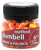 Method Dumbell Carp Baits Addicted, Miere Palinca, Galben Roz, 6mm