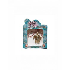 Martisor tip brosa cu model testoasa cu pietricele colorate pentru 1 si 8 martie