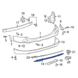 Capac bara Toyota Rav4 (Xa50), 04.2018-, montare spate, OE, 52453-42900