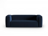 Canapea 3 locuri, Mackay, Cosmopolitan Design, 200x94x73 cm, catifea, albastru royal