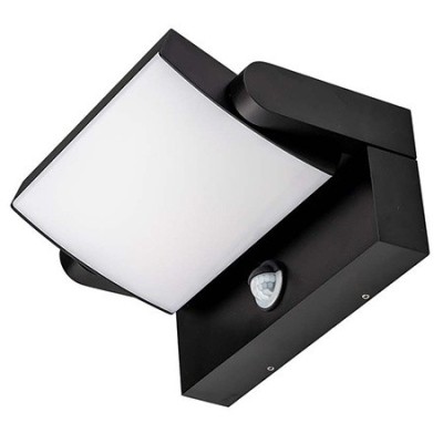 CORP ILUMINAT LED 17W CU SENSOR IP65 - NEGRU foto