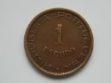 1 ESCUDO 1957 MOZAMBIC, Africa