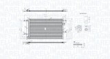 Condensator climatizare Iveco Daily III, Daily III Sasiu, Daily IV, Daily IV Sasiu Motor ., 29 L 9 V, 29L10, 29L10 V, 29L12, 29L12 V, 29L12 V/P,