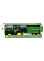 Bruder John Deere 7r 350 Frontloader &amp; Tipping Trailer (br3155)