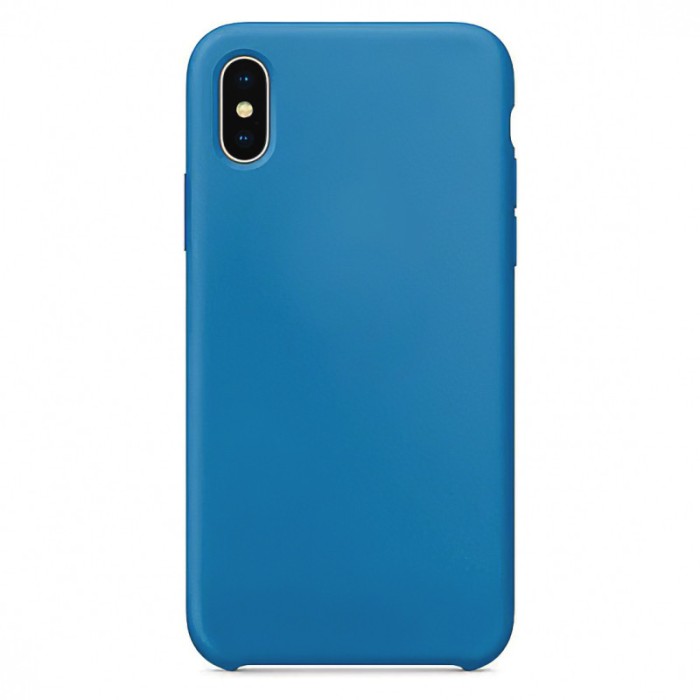 Husa TPU OEM Pure Silicone pentru Apple iPhone 11 Pro Max, Albastra