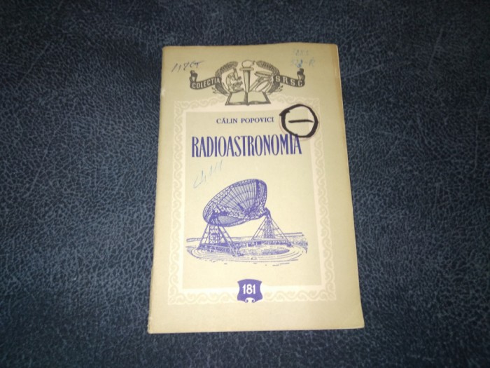 CALIN POPOVICI - RADIOASTRONOMIA