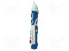 Detector tensiune fara contact, mod vibrare, semnalizare optica (LED) a tensiunii detectate, PEAKTECH - P 1032 foto