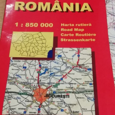 myh 63 - 40 - HARTA RUTIERA - ROMANIA - 1998 - PIESA DE COLECTIE