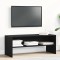 vidaXL Dulap TV Stejar Negru 100x40x40 cm Lemn prelucrat 862392