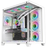 Carcasa 1STPLAYER Gaming MV8 Cube Tower ALB, 1St PLAYER
