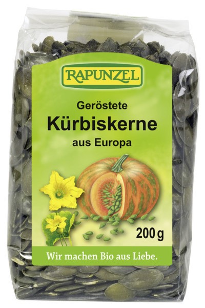 Seminte Bio de Bostan Prajite Rapunzel 200gr