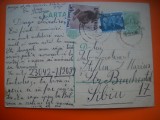 HOPCT CARTE POSTALA NR 514 M - ANUL 1934 / TIMBRUL FIX REGELE CAROL II - -CIRCULATA