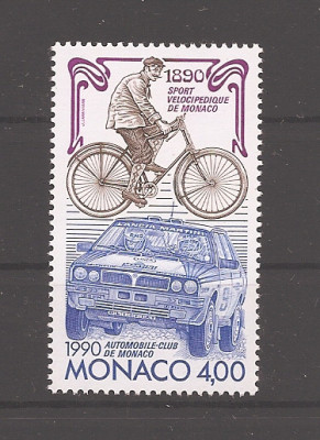 Monaco 1990 - Aniversarea Automobil Club din Monaco, MNH foto