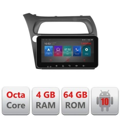 Navigatie Honda Civic Hatchback 2006-2012 I-hatchback 4+64 ecran 10.33&quot; Android Waze USB Navigatie Internet Y CarStore Technology