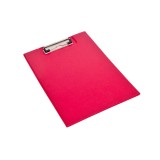 Clipboard dublu A4 plastifiat cu PVC rosu