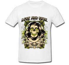 Tricou &amp;quot; Love and hate &amp;quot; foto