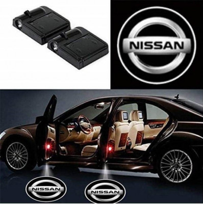 Set 2 Lampi Proiectoare Led Logo Universale NISSAN foto